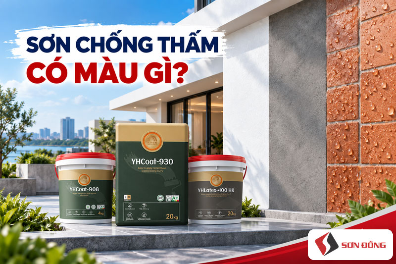 Sơn chống thấm có màu gì? Bảng màu và lưu ý chọn đúng